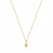 GOLD STAR KYOTO OPAL PENDANT NECKLACE
