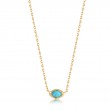 Turquoise Wave Necklace