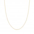 Gold Mini Link Charm Chain Necklace