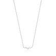 14KT WHITE GOLD STARGAZER Natural DIAMOND CONSTELLATION NECKLACE