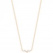 14KT GOLD STARGAZER NATURAL DIAMOND CONSTELLATION NECKLACE