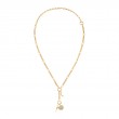 Gold Cosmic Charm Extender Necklace