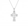 Sterling Silver Celtic Cross Medium Pendant