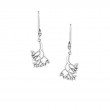 Sterling Silver Tree of Life Small Hook Earrings