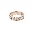 White Knot Rose Rails Window to The Soul Ness Ring