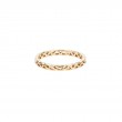 Yellow Weave Knot Tulla Ring Narrow