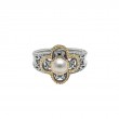 Sterling Silver 10k  Fresh Water Pearl Aphrodite Ring