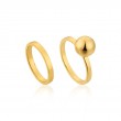 Orbit Double Ring Set