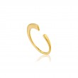 Geometry Curved Adjustable Ring