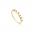 Dotted Triple Disc Ring