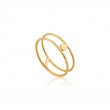 Texture Double Band Ring