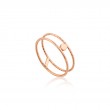 Texture Double Band Ring