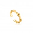 Gold Spike Adjustable Ring