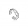 SPARKLE EMBLEM THICK BAND RING