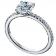 Round Engagement Ring