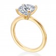 18 Karat Yellow Gold Engagement Ring