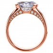 18 Karat Rose Gold Engagement Ring
