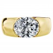 18 Karat Yellow Gold Engagement Ring