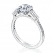 Three-Stone Platinum Engagement Ring