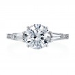 Three-Stone Platinum Engagement Ring