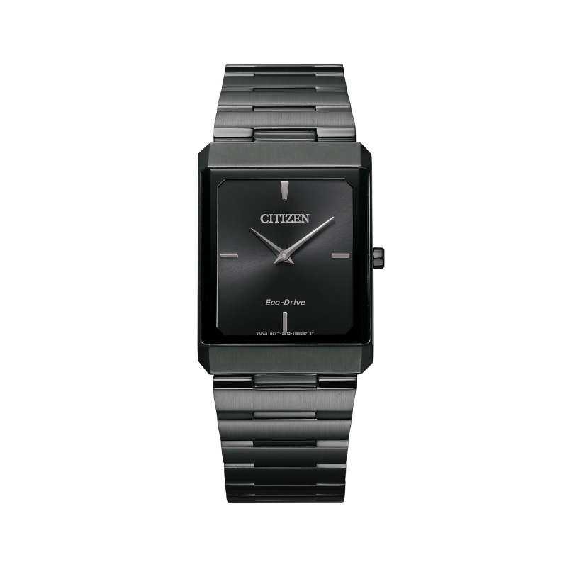 Citizen Modern Eco Unisex Watch, Stainless Steel Black Dial