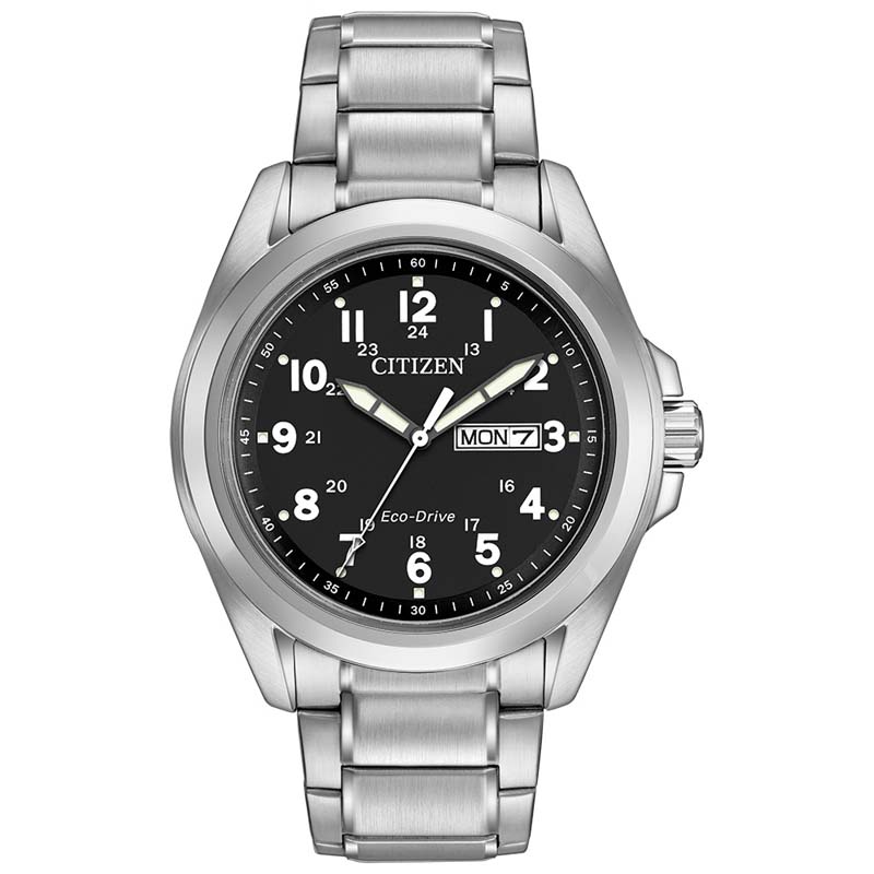 Citizen Weekender Men's Watch, Stainless Steel Black Dial