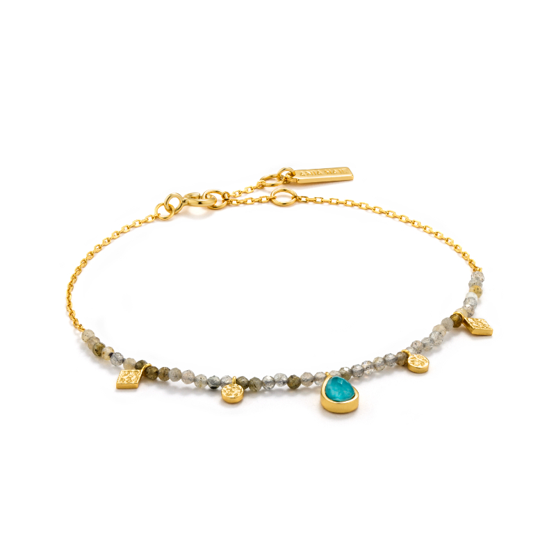 TURQUOISE LABRADORITE BRACELET