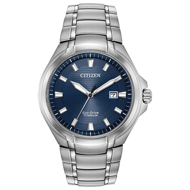 Citizen Modern Eco Men's Watch, Super Titanium Blue Dial