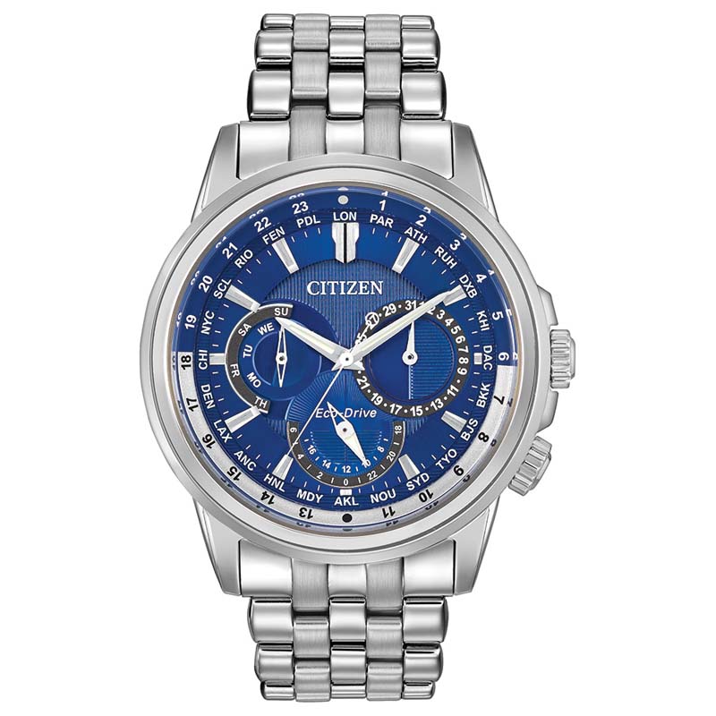 Citizen Dress/Classic Eco Men's Watch, Stainless Steel Blue Dial