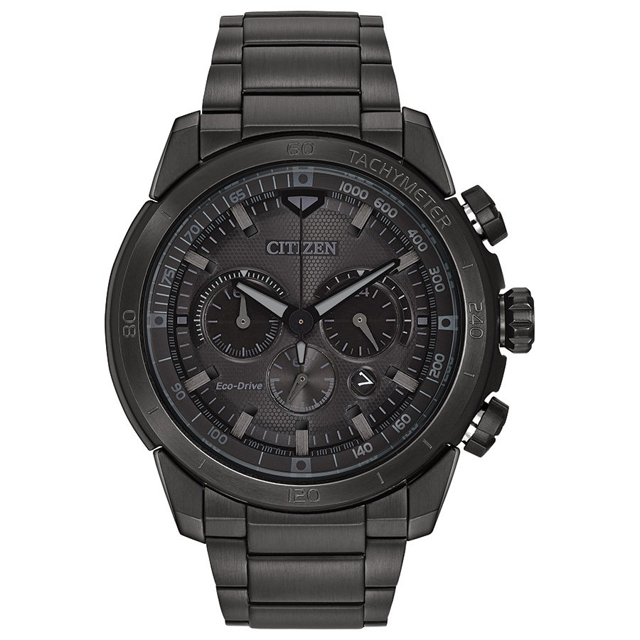 Citizen Weekender Men's Watch, Stainless Steel Black Dial