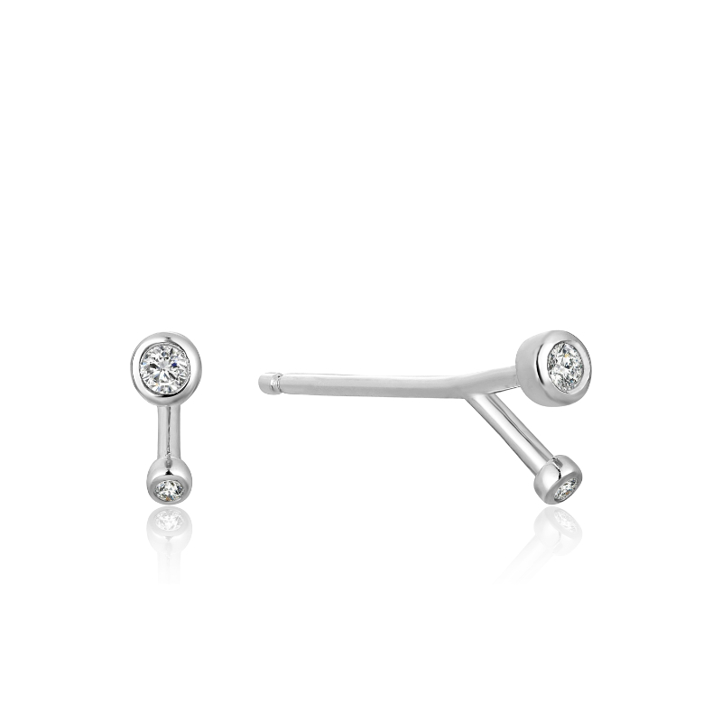 Shimmer Double Stud Earrings