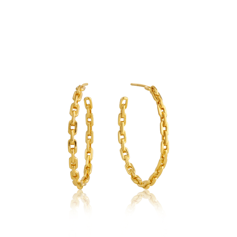 Chain Hoop Earrings