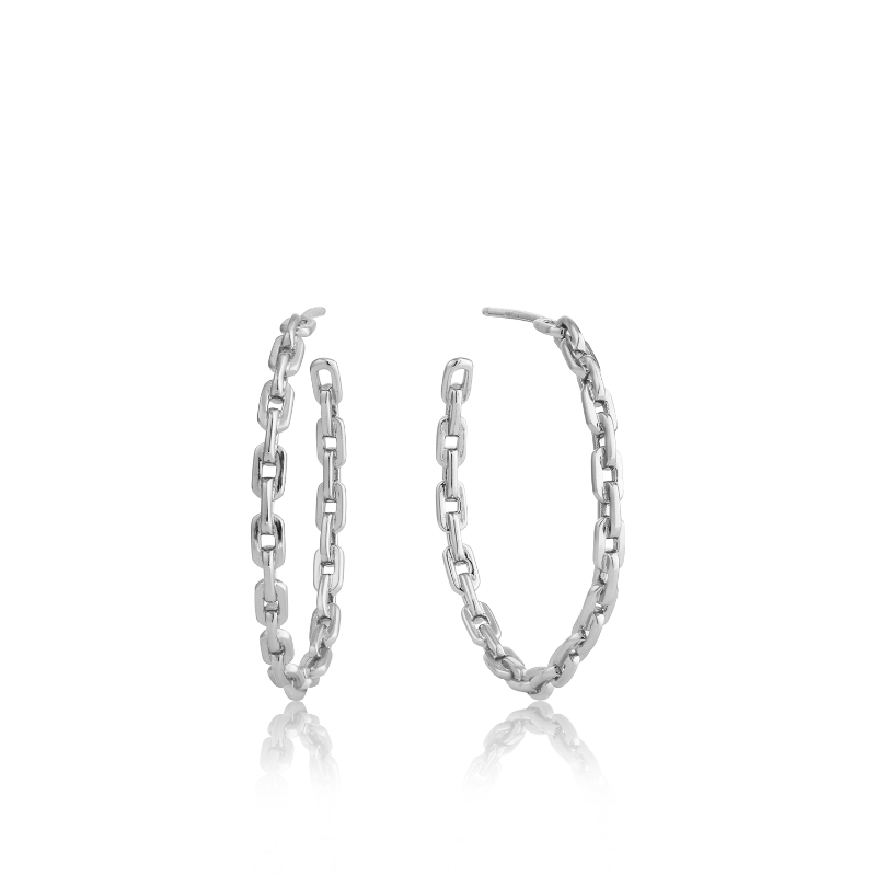 Chain Hoop Earrings