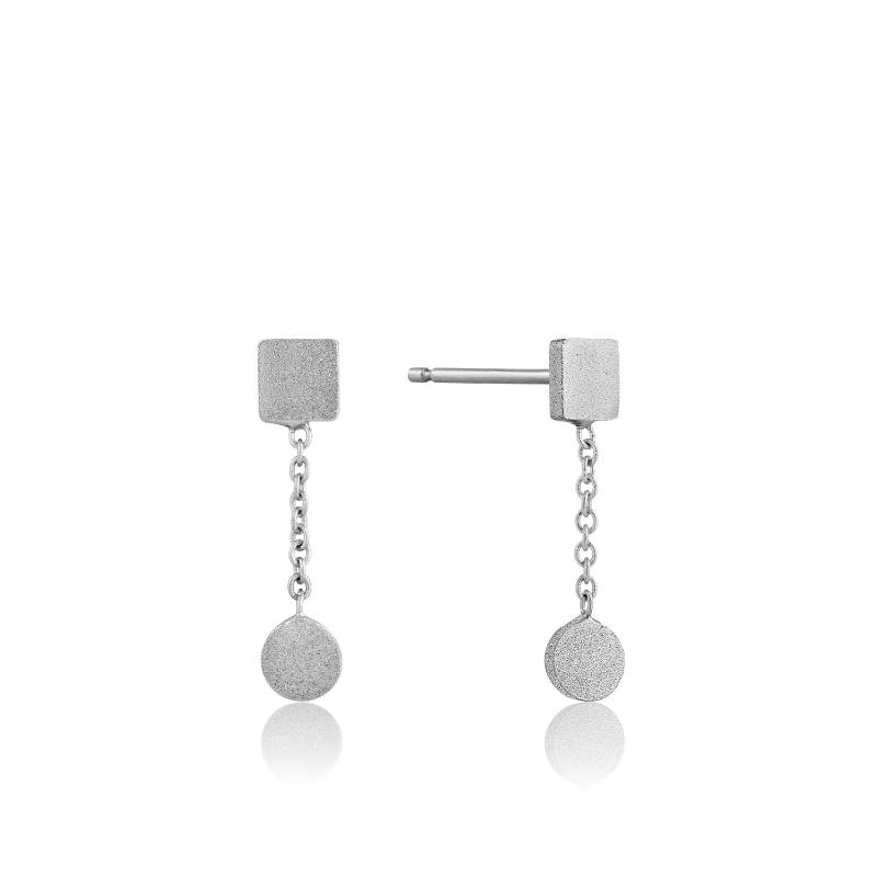 Two Shape Drop Earrings