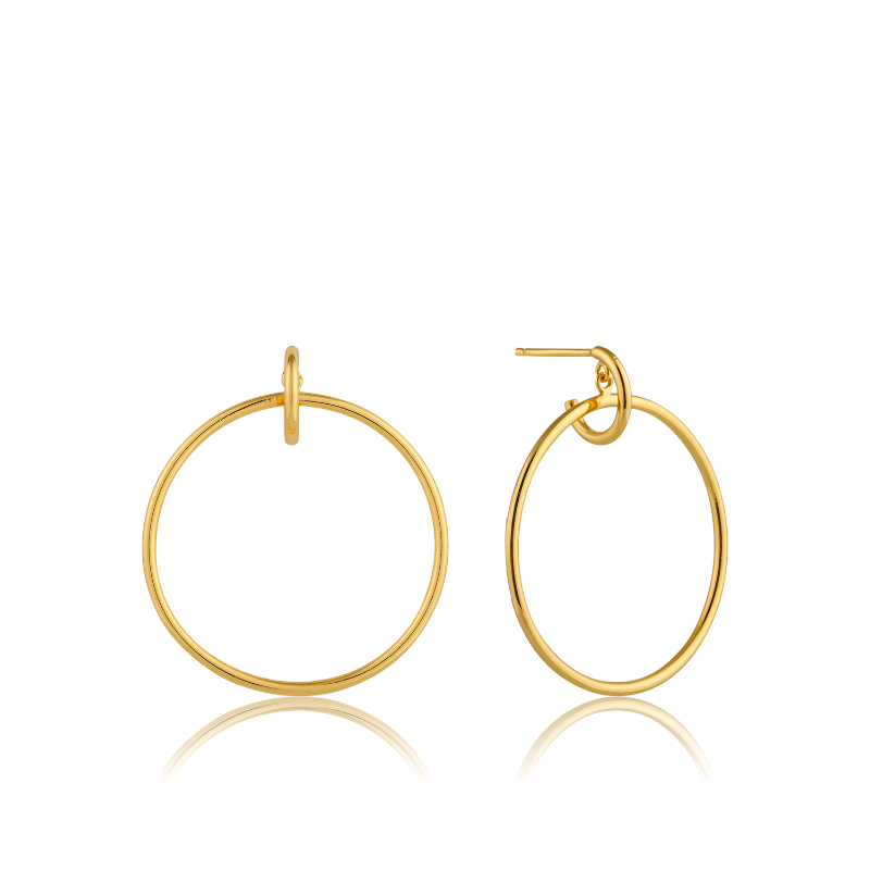 Front Hoop Earrings