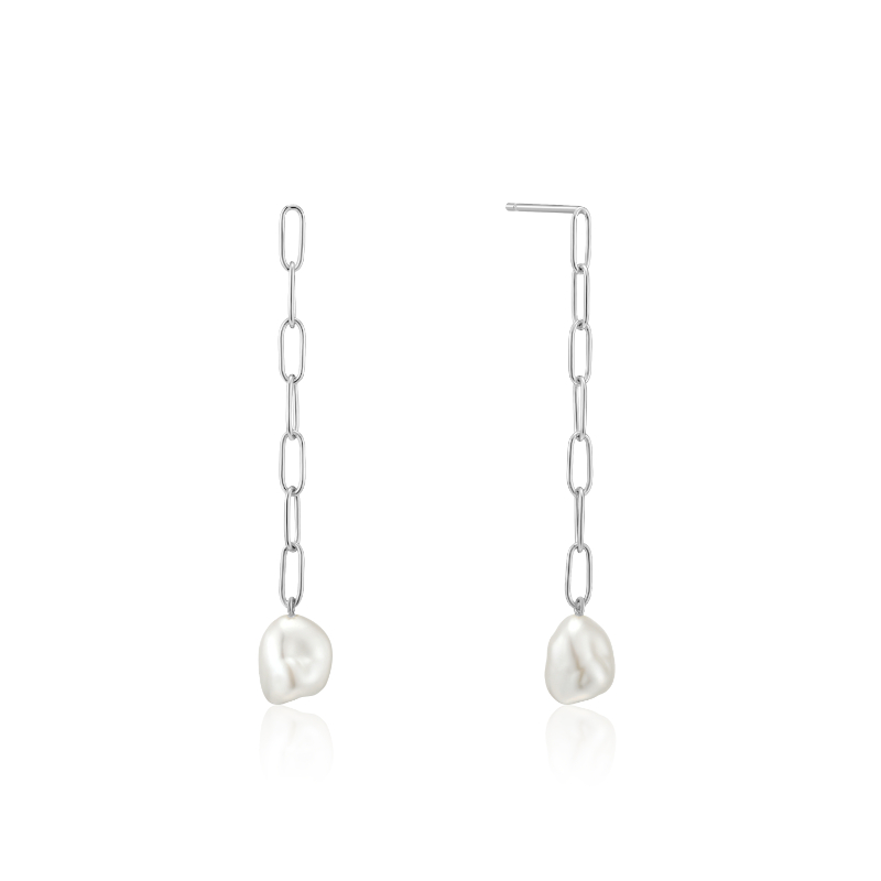 PEARL CHUNKY DROP EARRINGS