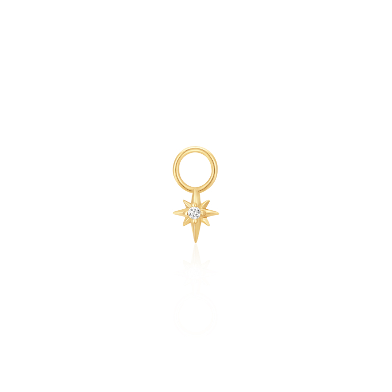 Gold Star Earring Charm