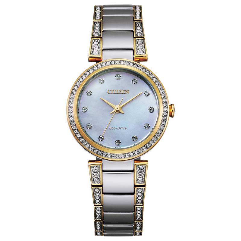 Citizen Dress/Classic Eco Women's Watch, Stainless Steel White Dial