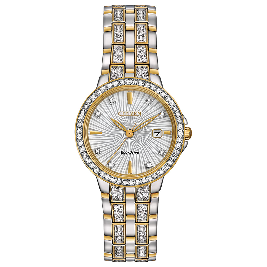 Citizen Dress/Classic Eco Women's Watch, Stainless Steel Silver-Tone Dial