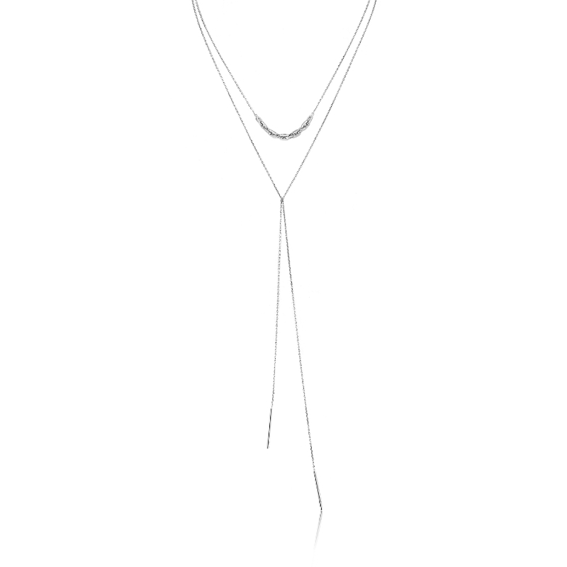 Links Lariat Necklace