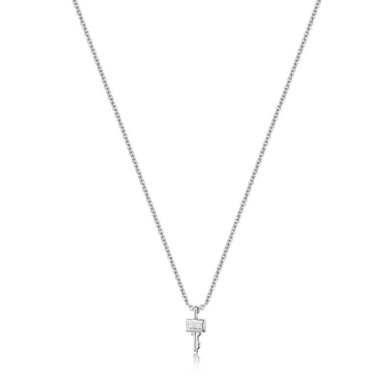 Silver Key Necklace