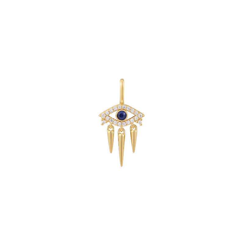 Gold Evil Eye Charm