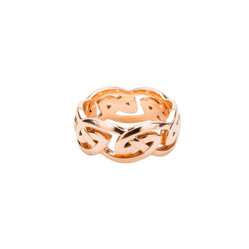 Rose Eternity Knot "Gowan" Ring X-Wide