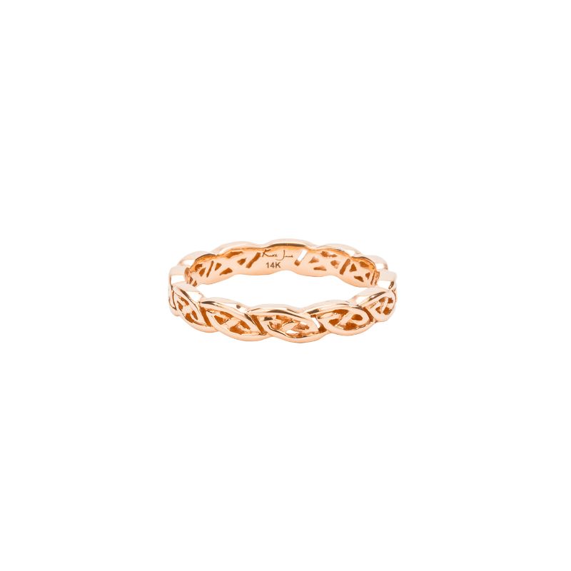 Rose Eternity Knot "Shin" Ring