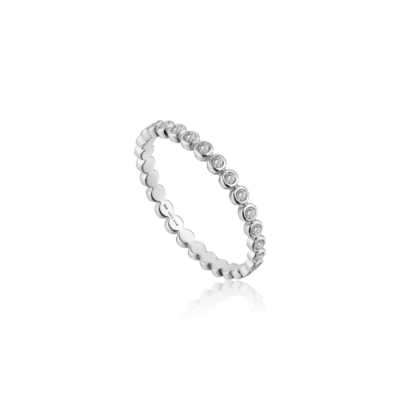 Shimmer Half Eternity Ring