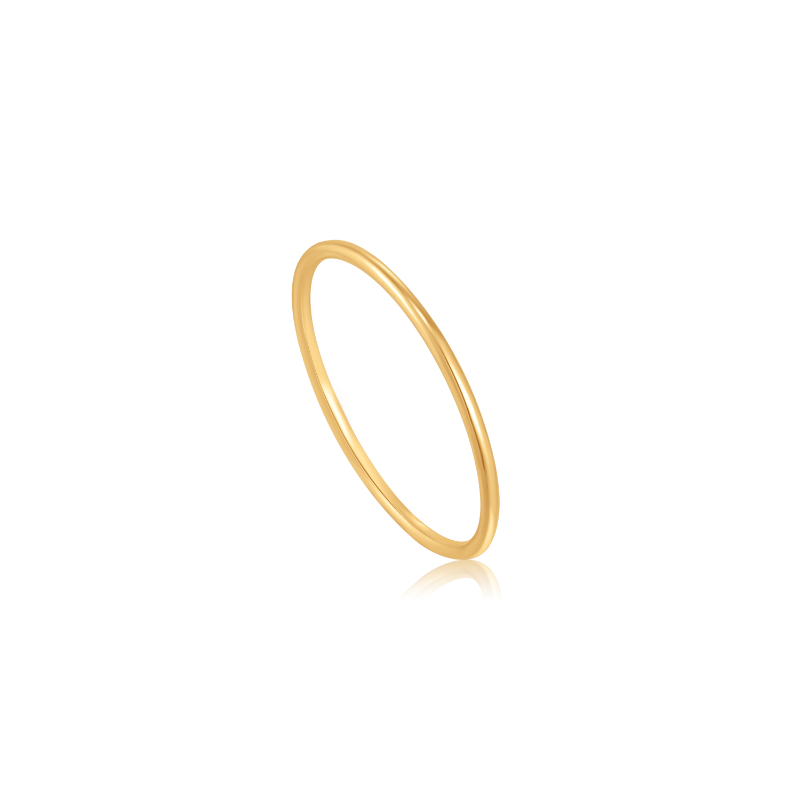 14KT GOLD FINE BAND RING