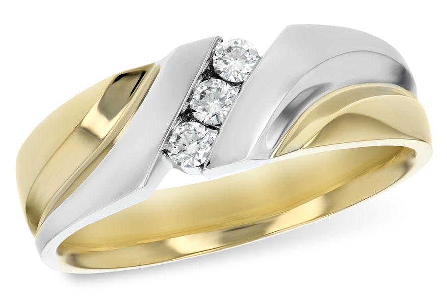 14KT Gold Mens Wedding Ring