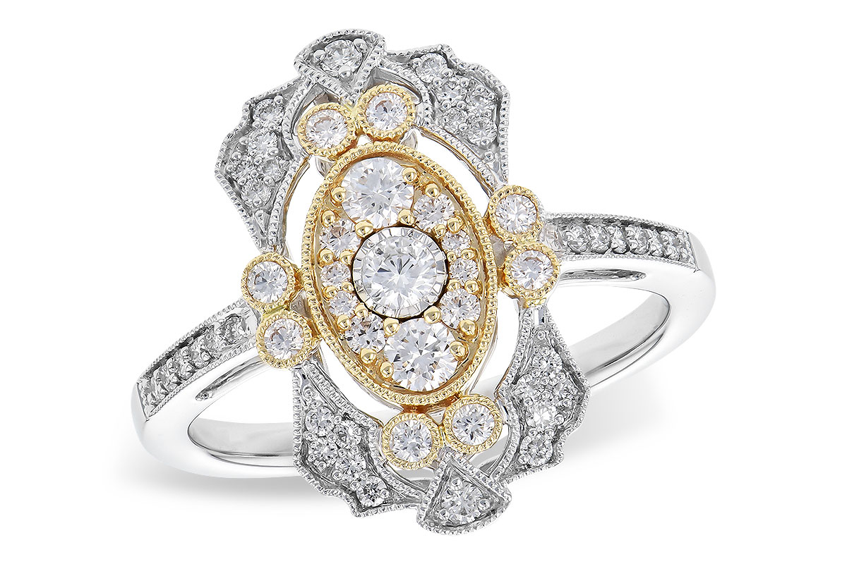 14KT Gold Ladies Diamond Ring