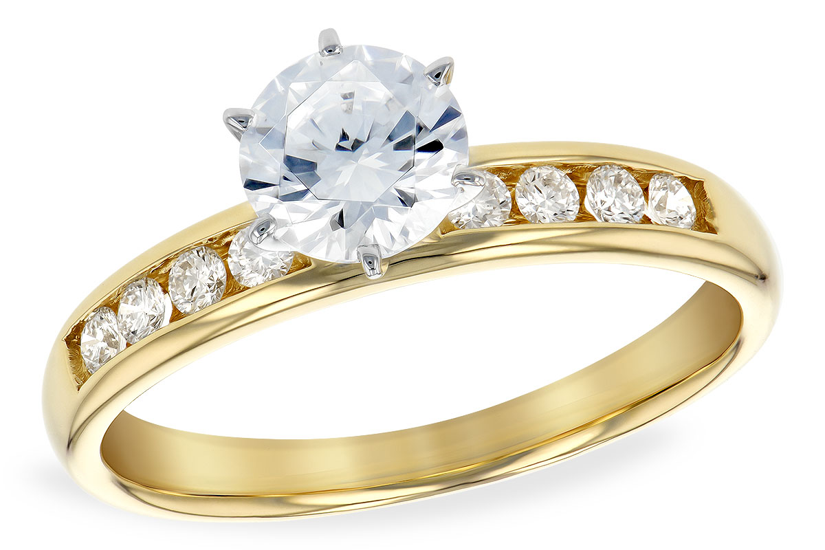 14KT Gold Semi-Mount Engagement Ring